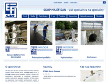 Tablet Screenshot of efisan.cz